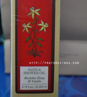 Mashobra Honey Vanilla Bath and Shower Oil
