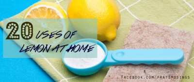Clean your home with Lemons
