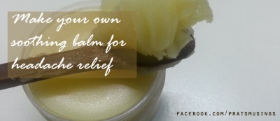 Make Your Own Soothing Headache Relief Balm