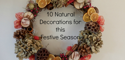 Natural decorations for Christmas