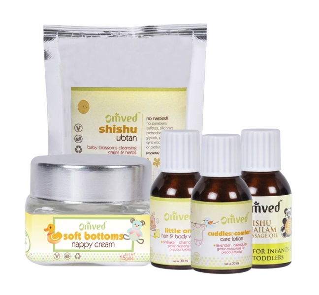 Indian Brands for Safe and Natural Baby Products, organic baby products india, Omved therapies