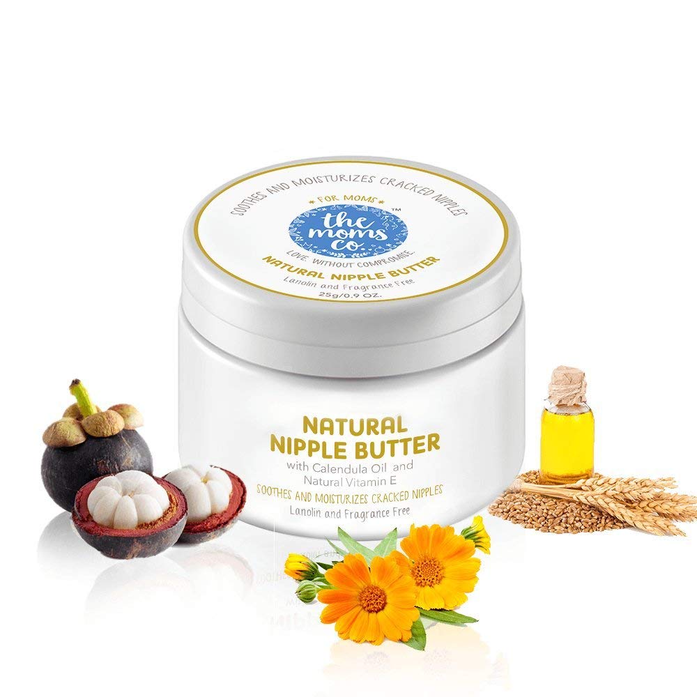 The Moms Co. Natural Nipple Butter Cream for Breastfeeding Moms 