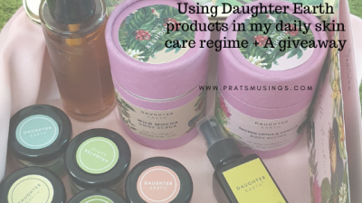 Using Daughter Earth products in my daily skin care regime