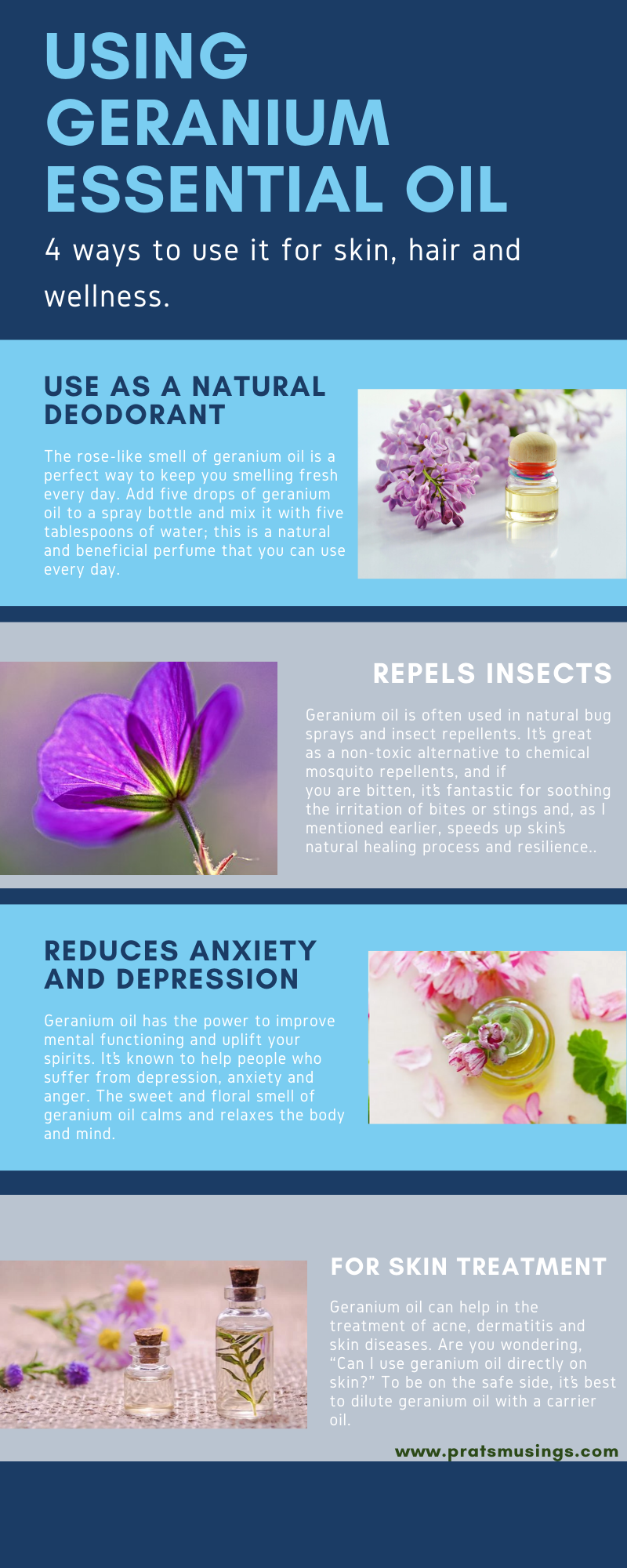 Geranium Oil Uses