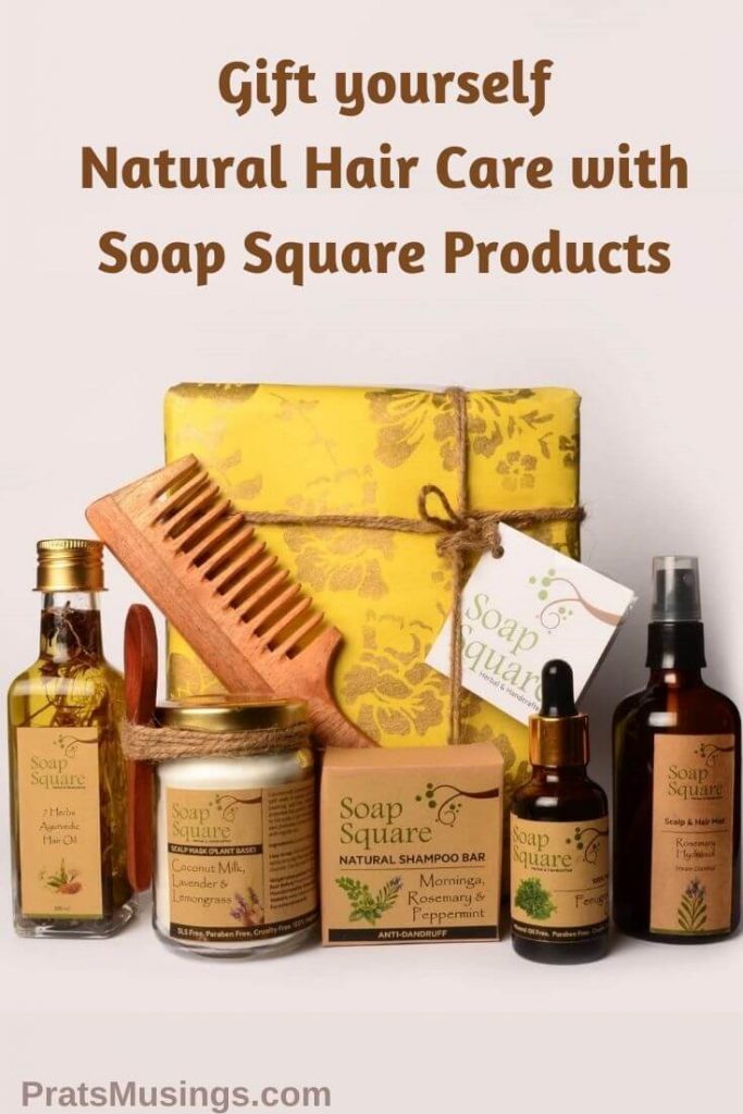 Natural Hair Care with Soap Square