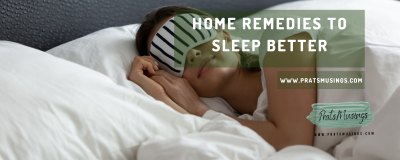 Home remedies to sleep better