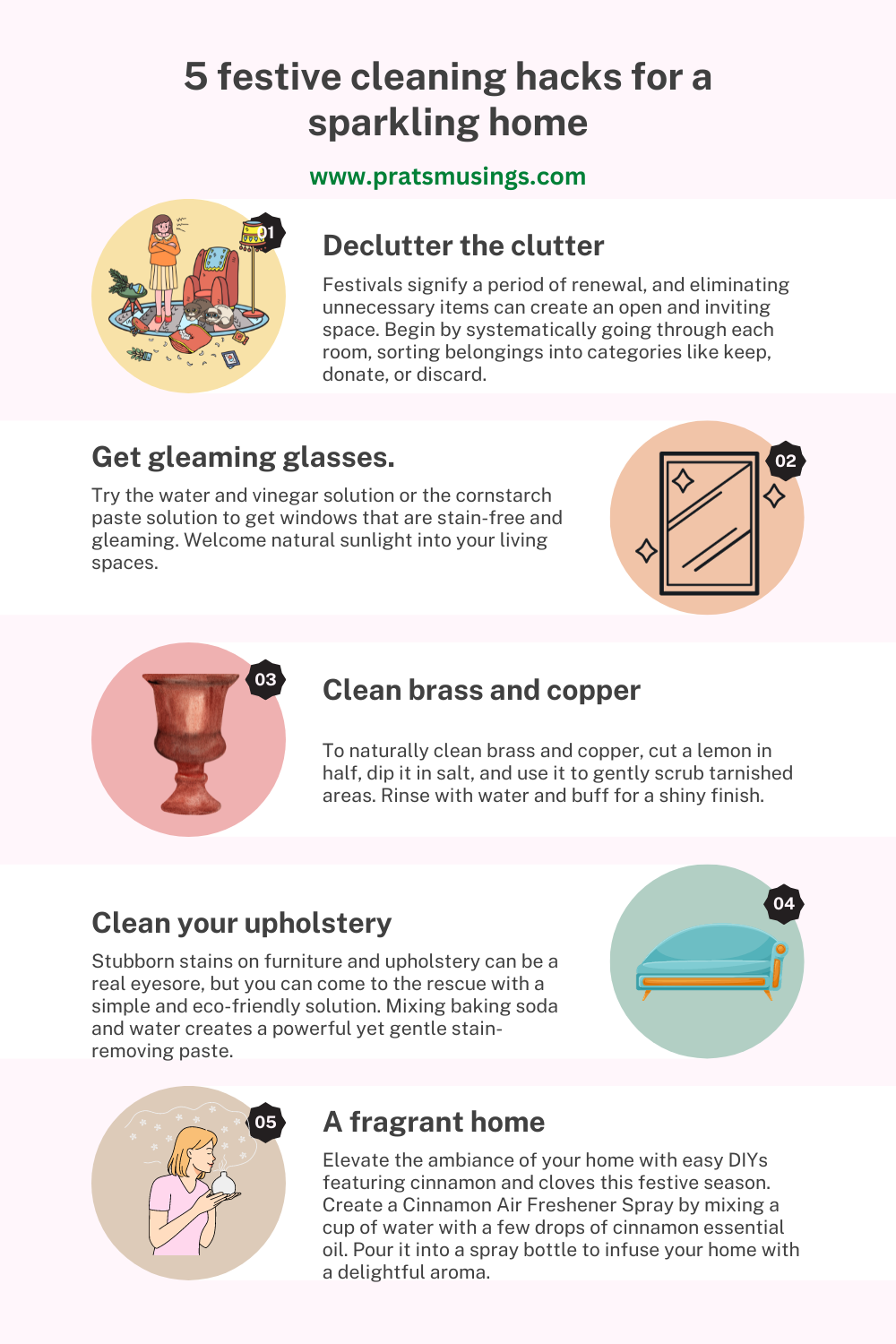 5 festive cleaning hacks for a sparkling home - Pratsmusings