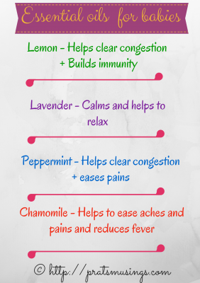 essential oils  for babies